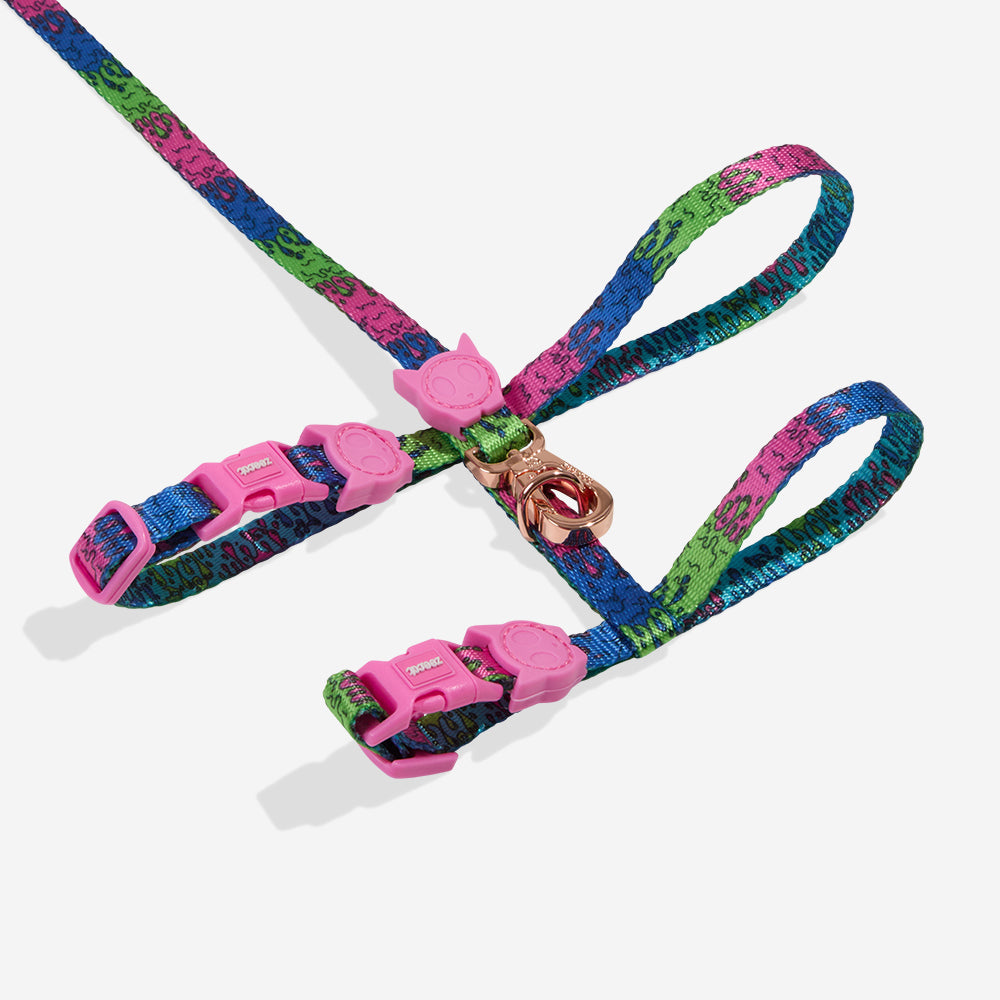 Zee.Dog Melted Cat Harness with Leash