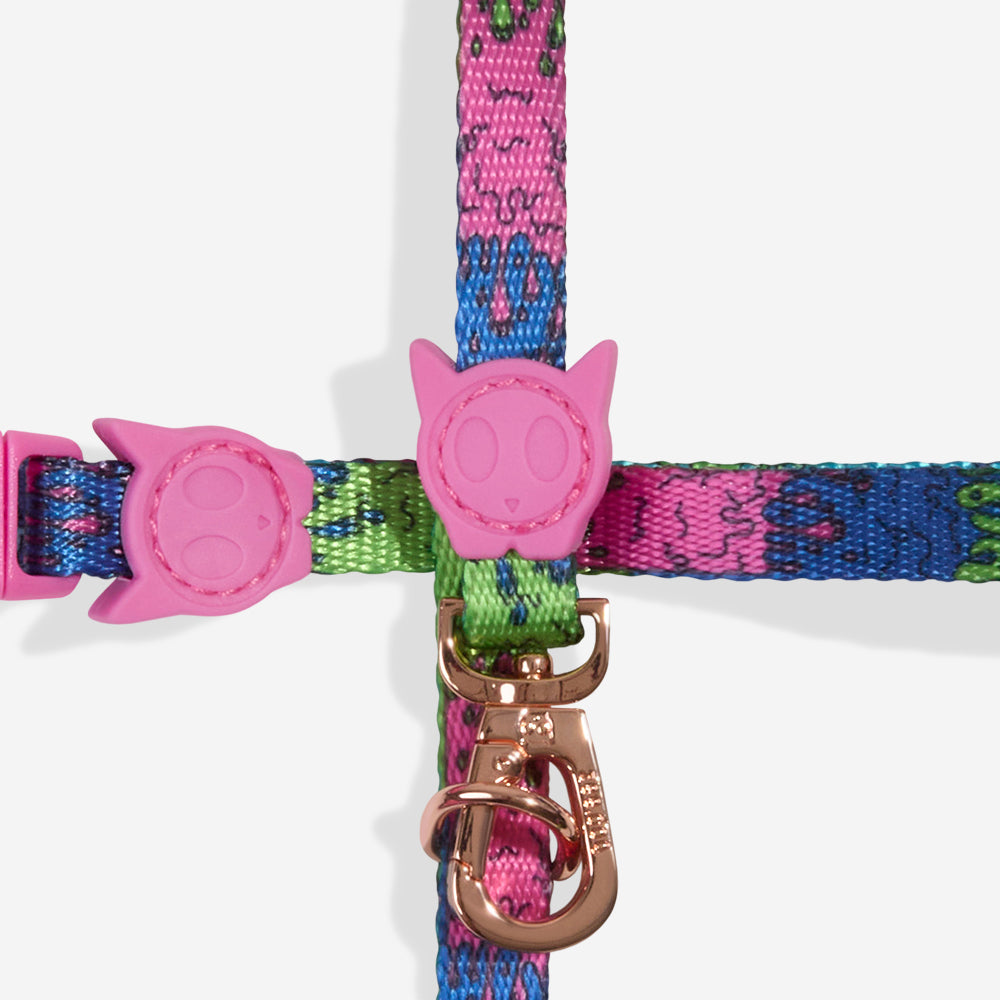 Zee.Dog Melted Cat Harness with Leash