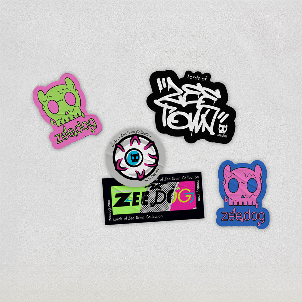 Zee.Dog Lords of Zee.Town Sticker Pack