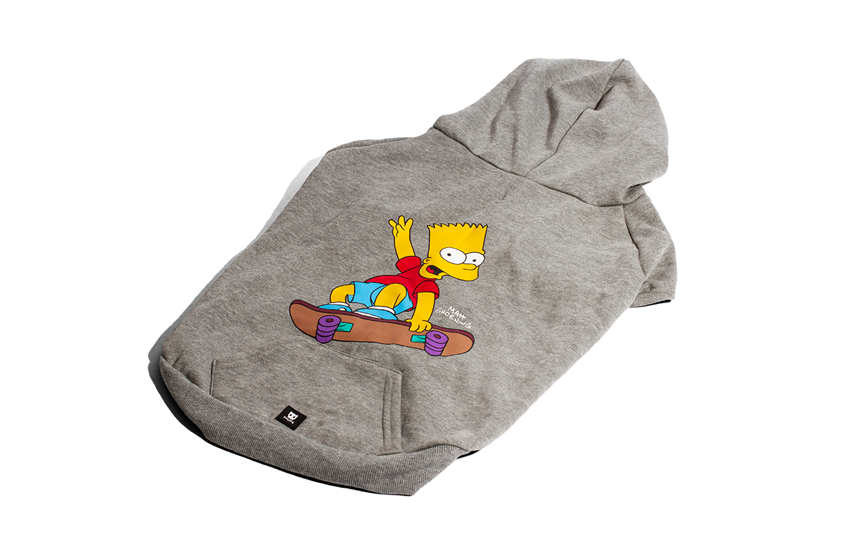 Bart Simpson Skating | Dog Hoodie